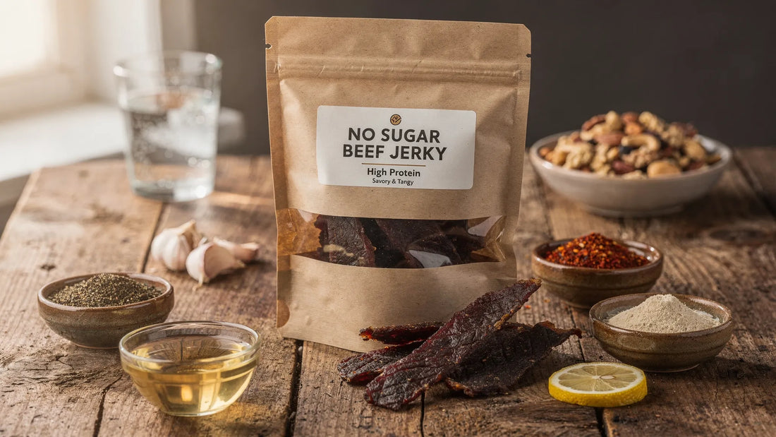 No Sugar Beef Jerky: Taste Without the Crash