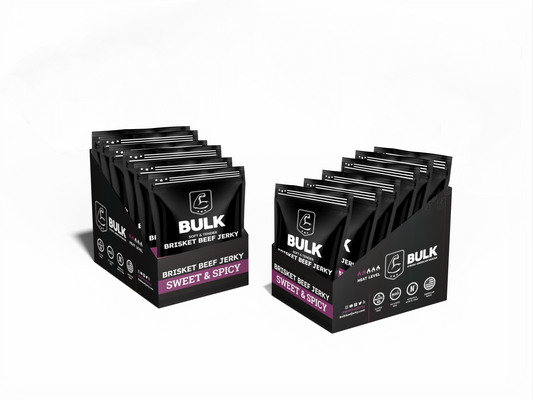 Bulk Sweet & Spicy Brisket Beef Jerky (2.25 oz 12-pack)